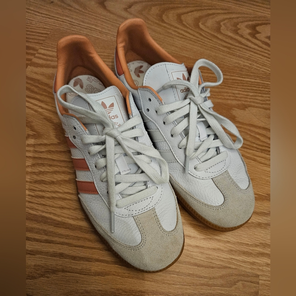 Adidas Samba sneakers pink women's size 9